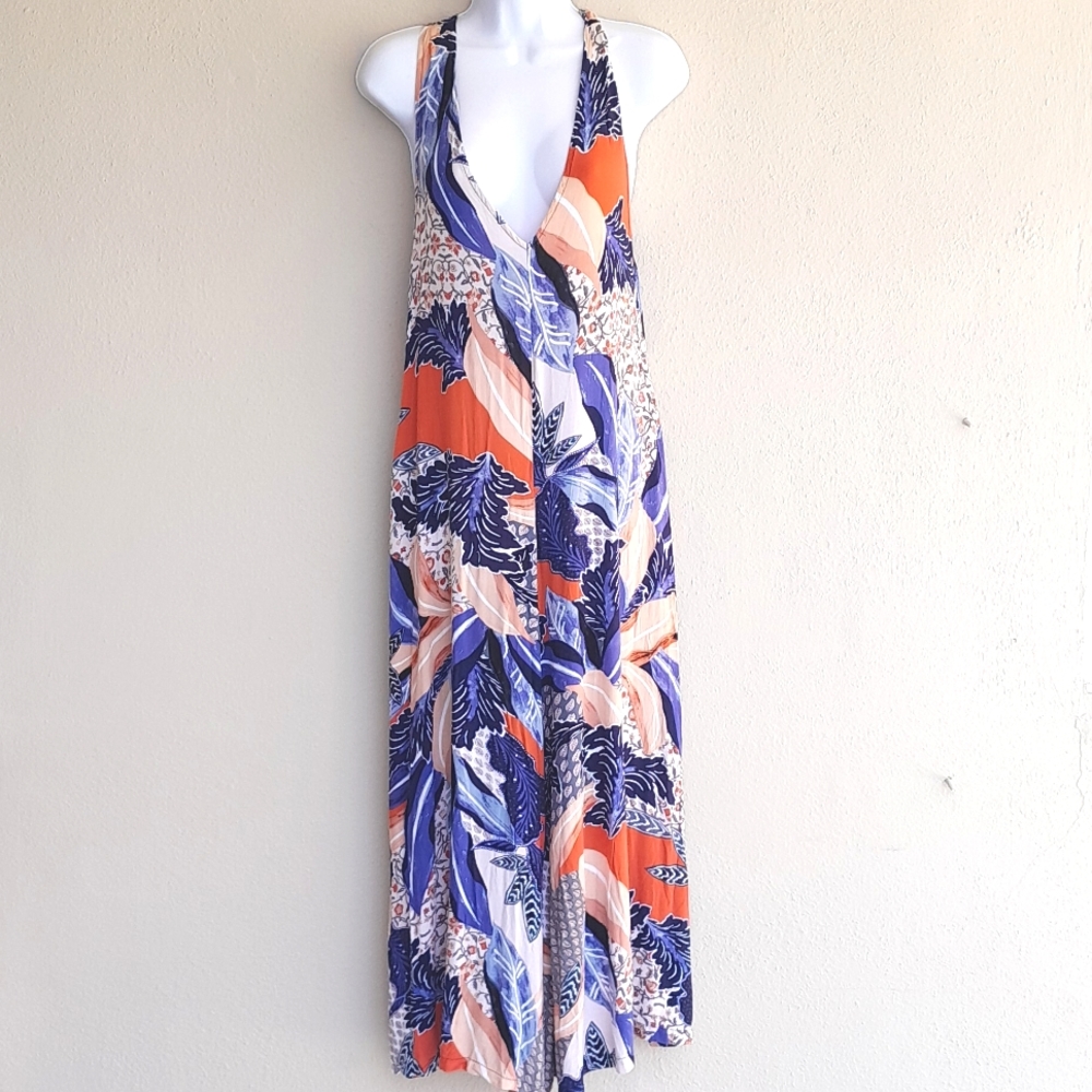 Jaase Wide Leg floral Jumpsuit Romper small